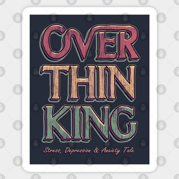 Overthinking (Book Cover) Sticker by Lonesto